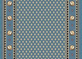 Овальный эксклюзивная ковровая дорожка с фирменным логотипом голубая