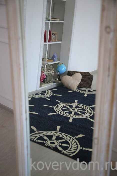 Ковер МОРСКОЙ со ШТУРВАЛОМ