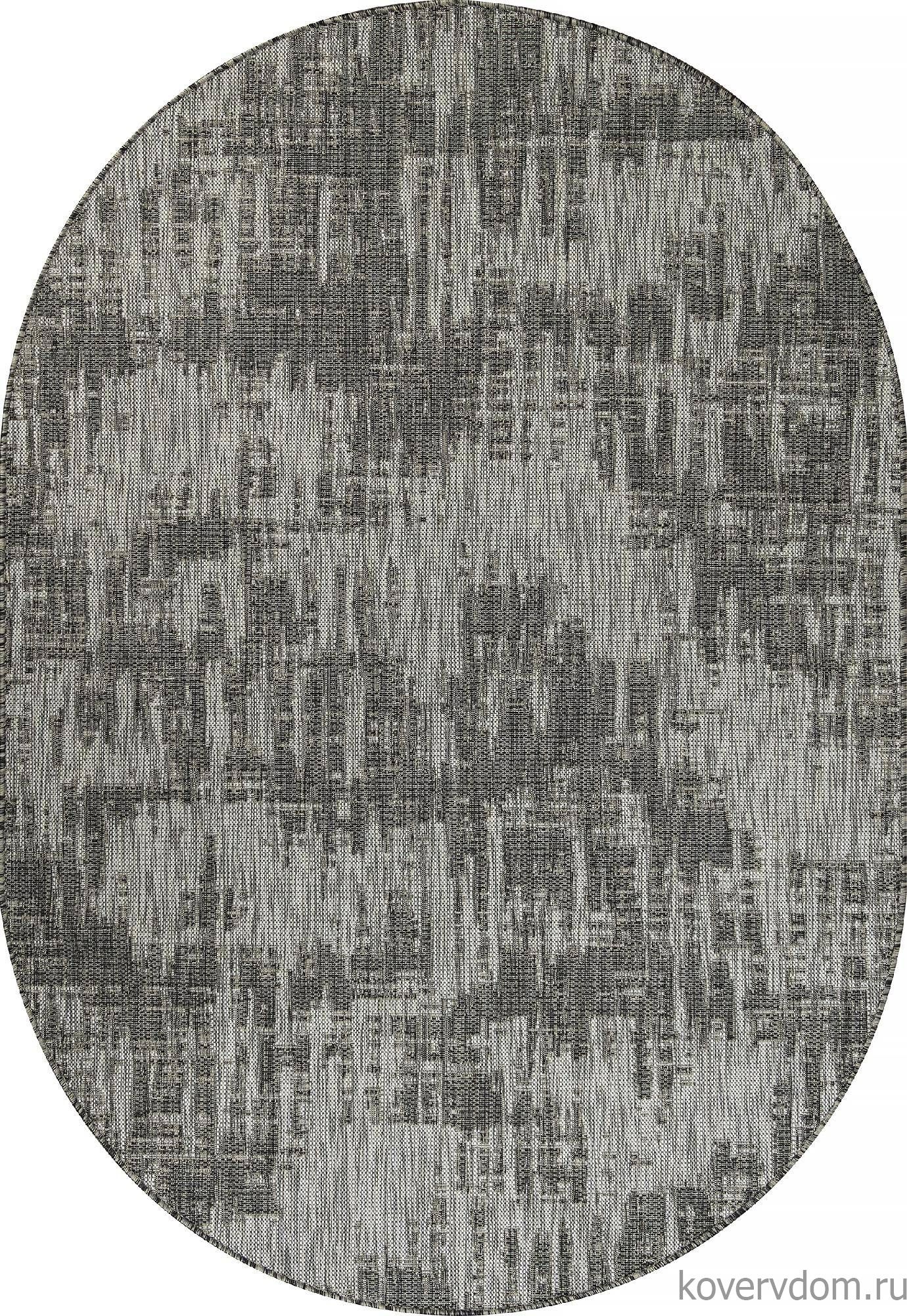 Ковер-циновка KAIR-A S144 GRAY Овал 