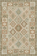 Ковер с коротким ворсом бежевый из вискозы Livante 27090 6959