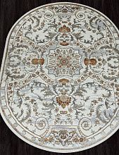Прямоугольный ковер SAHARA 00765A GOLD FDY / CREAM HB Овал