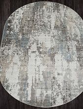 Пушистый ковер NATUREL F229 BEIGE-BLUE Овал