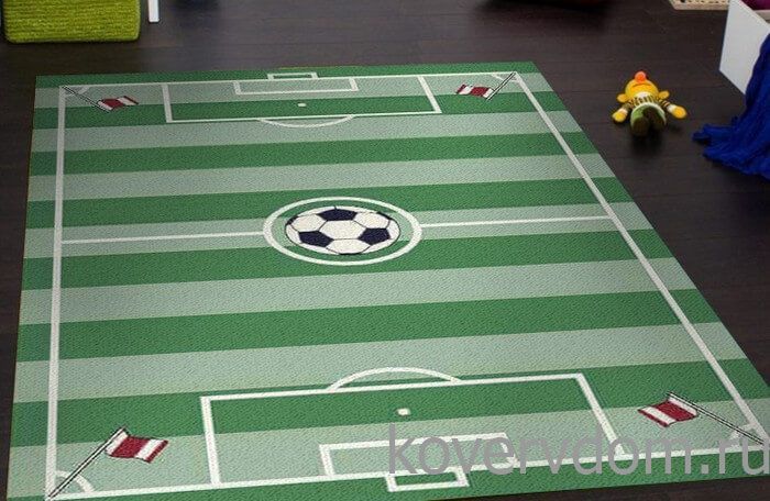 Детский развивающий ковер PTT Sorona JOYFUL KIDS Футбольное поле Детский развивающий ковер PTT Sorona JOYFUL KIDS Футбольное поле
