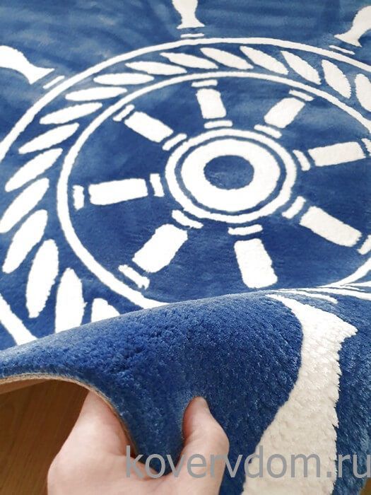 Ковер ручной работы Морской MARINE WHEEL