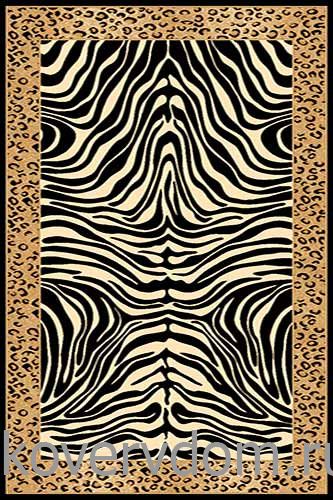 Ковер VALENCIA d079 ЗЕБРА / BLACK