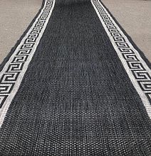 Ковровая дорожка циновка VEGAS S002 BLACK-GRAY