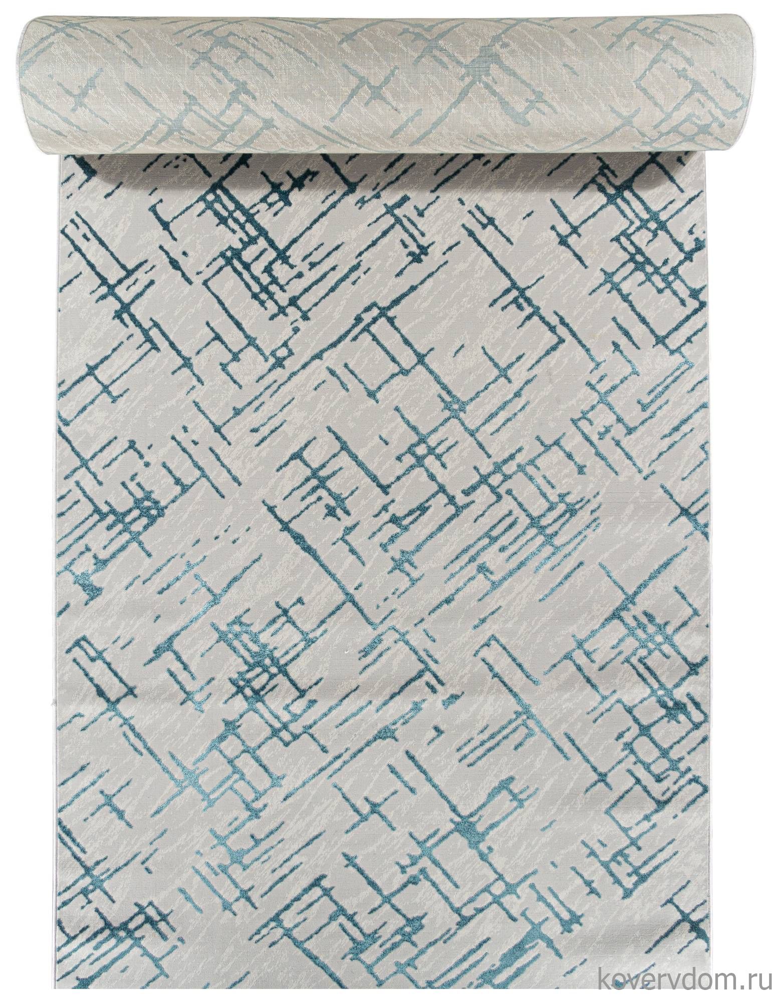 Ковровая Дорожка LIMAN F164 GRAY-D.BLUE Ковровая Дорожка LIMAN F164 GRAY-D.BLUE