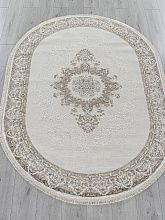 Овальный ковер из Турции MOSSO 27236A CREAM / NAVY Овал