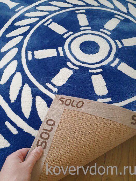 Ковер ручной работы Морской MARINE WHEEL