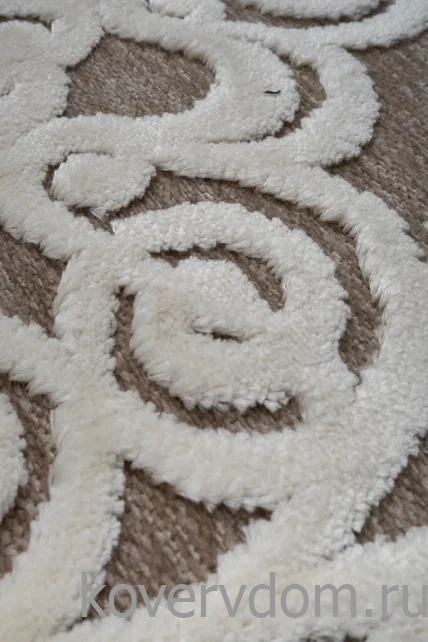 Рельефный ковер из вискозы GENOVA 38036 6565 90 ОВАЛ