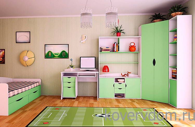 Детский развивающий ковер PTT Sorona JOYFUL KIDS Футбольное поле Детский развивающий ковер PTT Sorona JOYFUL KIDS Футбольное поле