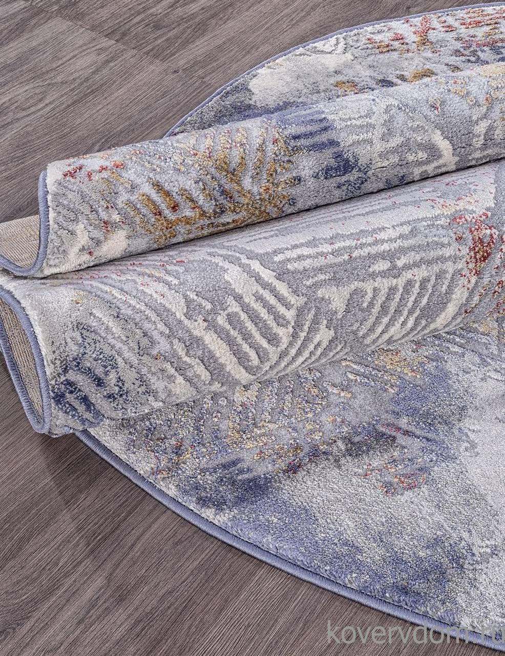 Ковер MARDAN 5040A COKEN D.GREY / BLUE Овал