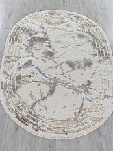 Овальный ковер из Турции MOSSO 27243A GRY / NAVY Овал