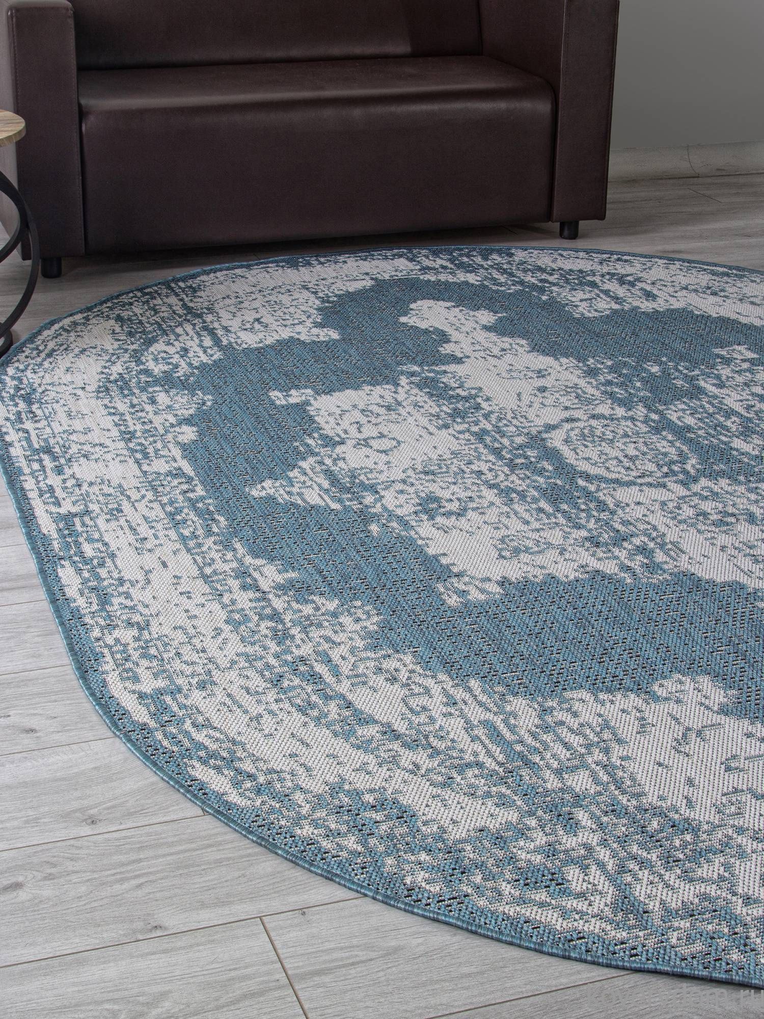 Ковер KAIR-A S129 BLUE Овал