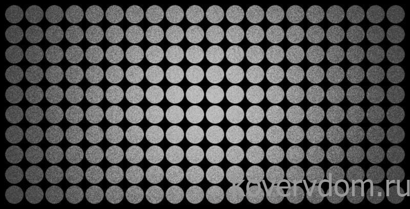 Грязезащитный коврик Modemo 200268 0.5х0.8 круги