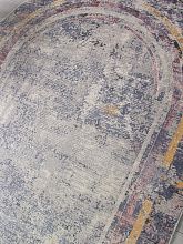 Ковер розовый ZUMMA F258 PINK Овал