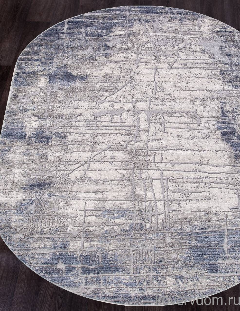 Ковер OPERA 5801A BLUE / GREY Овал