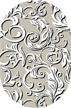 Ковер Люберецкий из России Альфа 88016-01 ОВАЛ