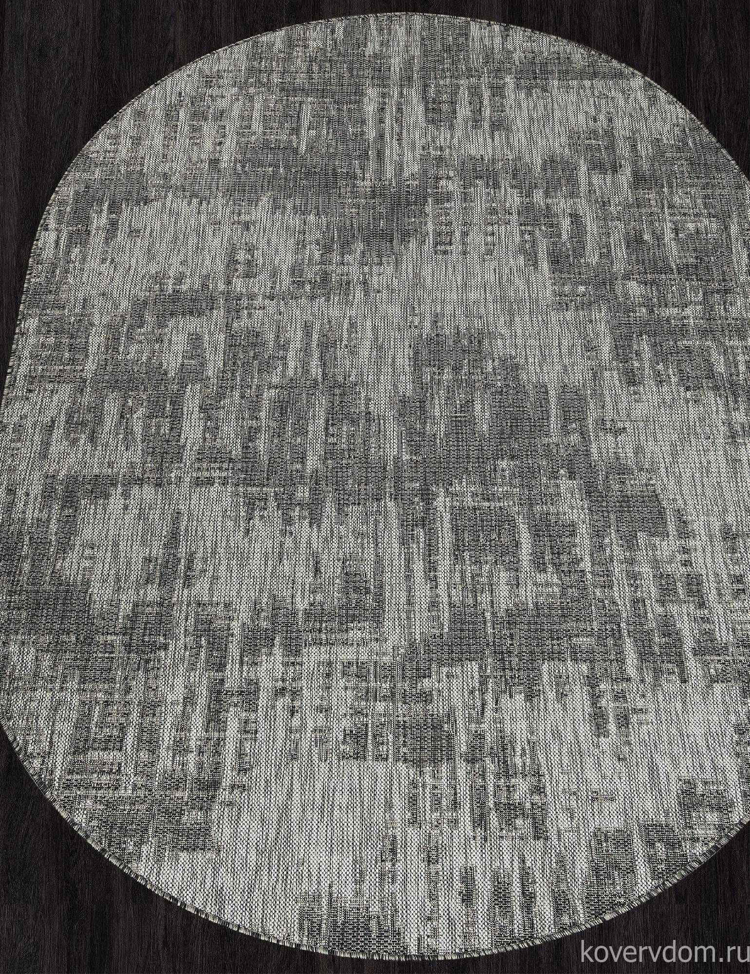 Ковер-циновка KAIR-A S144 GRAY Овал 