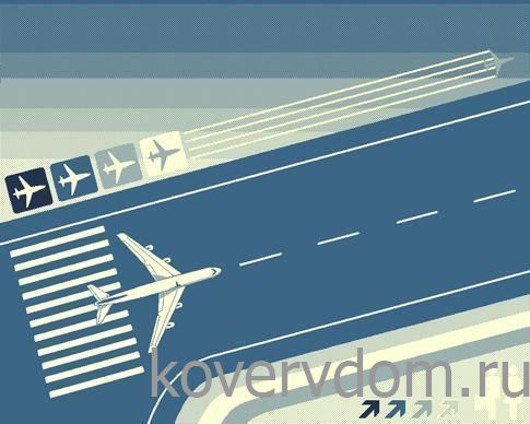 Детский ковер Самолетик Детский ковер Самолетик