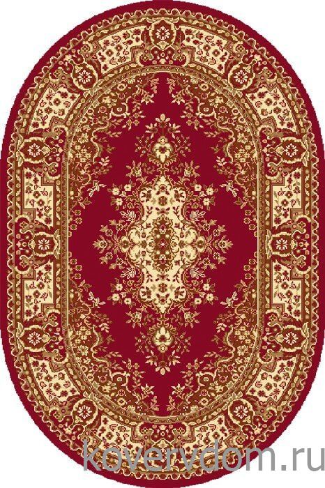 Ковер STANDARD Fatima S dark red ОВАЛ