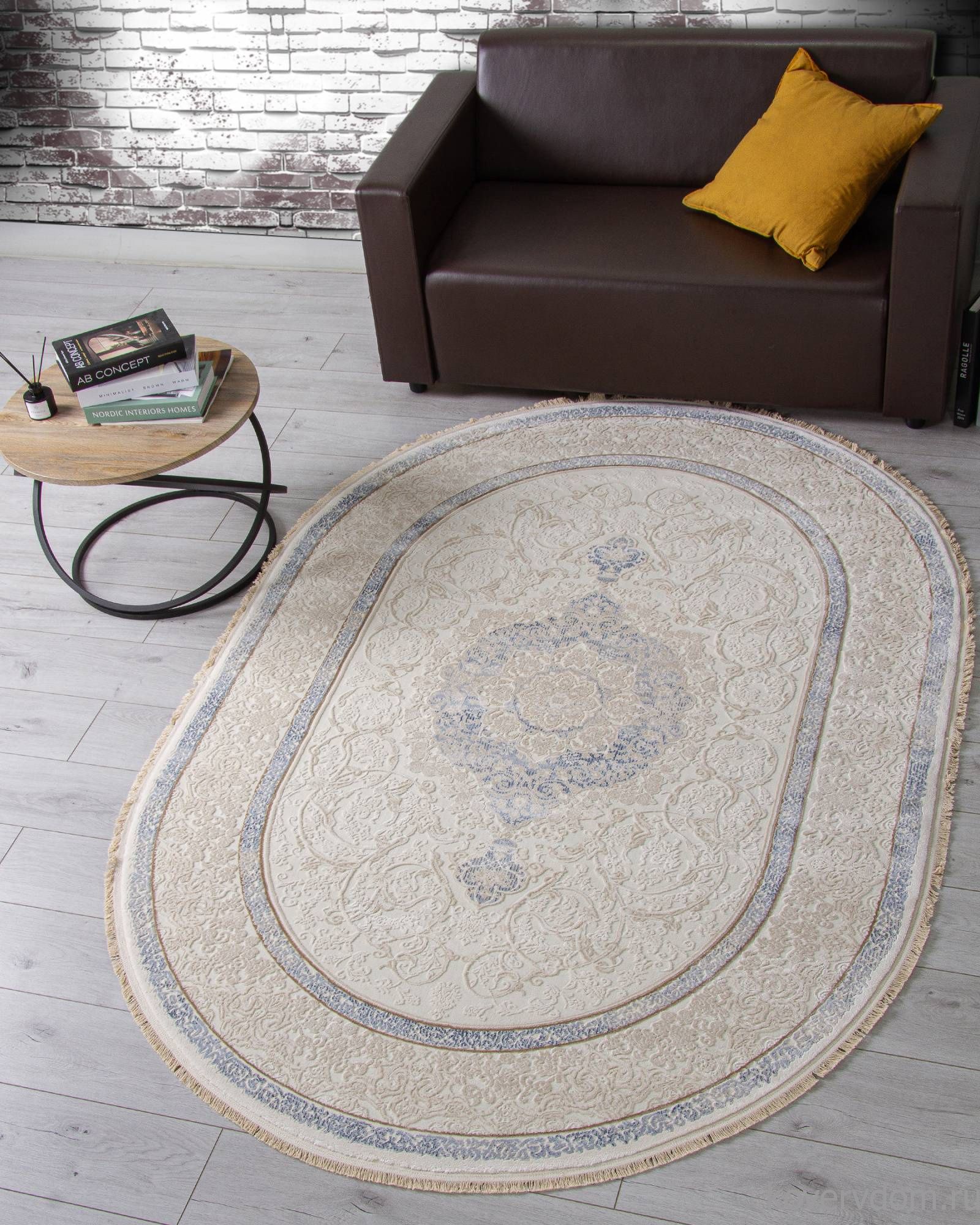 Ковер Jasmine 30950U CREAM / CREAM Овал Ковер Jasmine 30950U CREAM / CREAM Овал