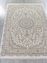 Однотонный ковер ESSA 27239A CREAM / BLUE